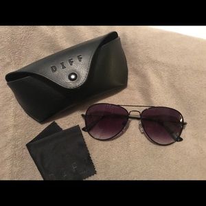 Diff aviator sunglasses